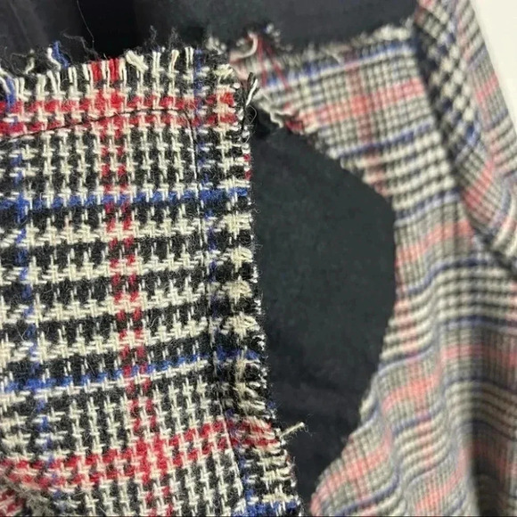 Free People Double Vision Coat Houndstooth Plaid Jacket Size XS - Picture 8 of 10